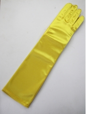 Long Yellow Gloves