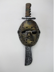 Machete with Mask - Halloween Costume Accessories