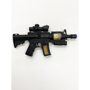 Army Gun Black with light - Army Costume Guns