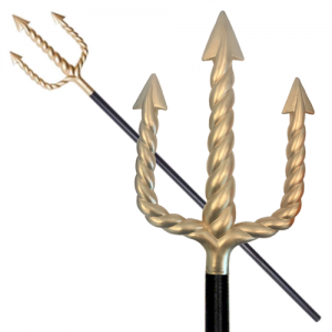 Gold Trident Sea King Trident - Halloween Costume Accessories