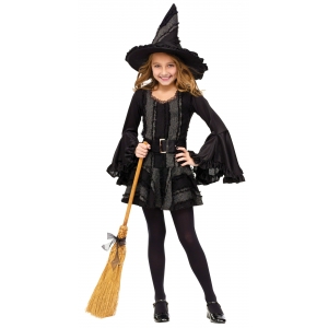 Deluxe Black Witch Costume - Kids Halloween Costumes