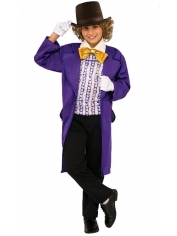 Children Willy Wonka Costume - Kids Book Week Costumes	