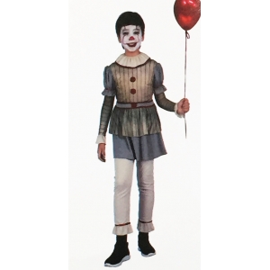 Children Boy Creepy Clown Costume - Kids Halloween Costumes