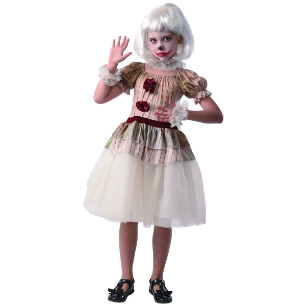 Creepy Clown Girl - Halloween Children Costumes