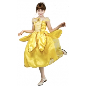 Children Yellow Princess Costume - Kids Book Week Costumes