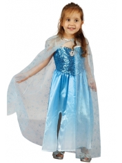 Children Snow Queen Costume - Kids Book Week Costumes