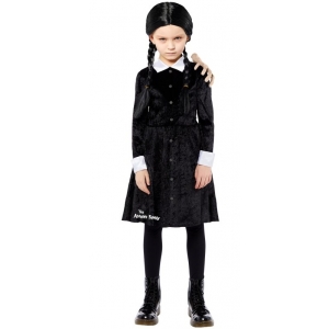 The Addams Family WEDNESDAY Girl Costume - Kids Halloween Costumes 