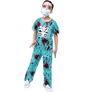 Children Zombie Doctor Costume - Kids Halloween Costumes 