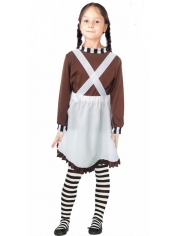 Children Chocolate Helper Girl Costume - Kids Book Week Costumes