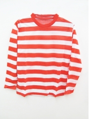 Red and White Striped Shirt - Kids Book Week Costumes