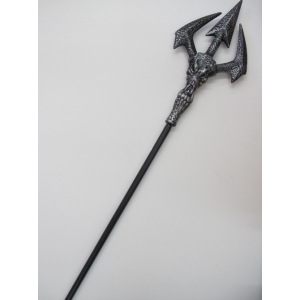 Silver Spiral Trident - Halloween Costume Weapons