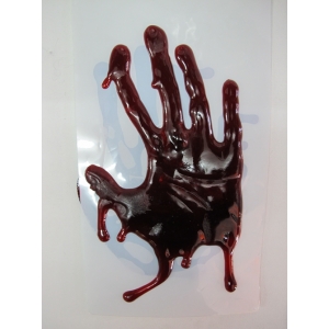 3D Bloody Handprint - Halloween Decorations
