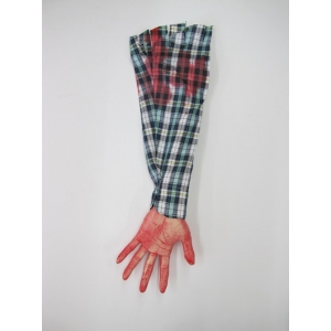 Bloody Severed Arm with Sleeve - Halloween Decorations