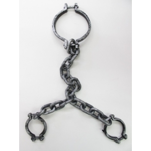 Halloween Shackles Neck and Hand Shackles - Halloween Decorations