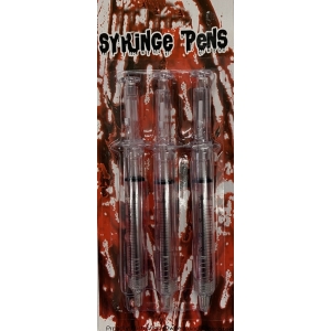 Red Blood Syringe Pen - Halloween Decorations
