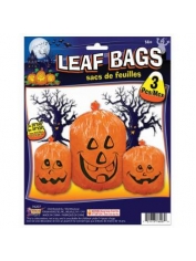 Large Pumpkin LEAF BAGS - Halloween Decorations