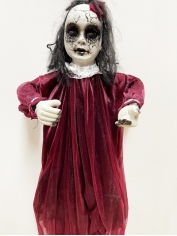 Hanging Zombie Girl - Halloween Decorations
