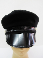 Black Chauffeur Hat - Hat