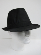 Black Trilby - Hats