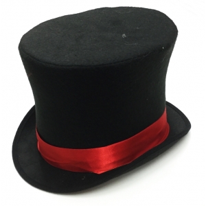 Black Mad Hatter Hat