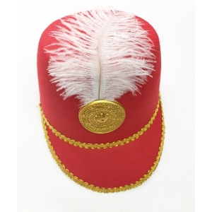 Toy Soldier Hat Red - Nutcracker Drum Hat