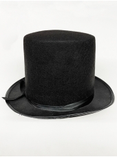 Black Top Hat (Tall)