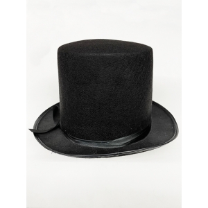 Black Top Hat (Tall)