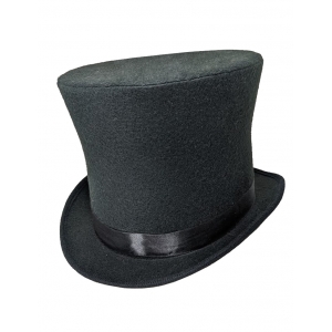 Mad Hatter Hat - Black Top Hat