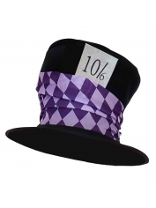 Black Mad Hatter Hat