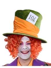 Mad Hatter Hat Green - Top Hat