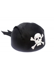 Black Pirate Cap - Hat Black Pirate Cap - Hat