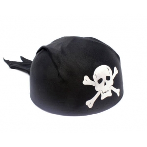 Black Pirate Cap - Hat