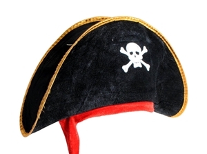 Pirate Hat with Skull and Crossbones