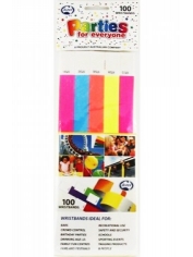 Wristband Assorted Colours - Party Wristband 
