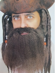 Long Brown Beard - Beard and Moustache