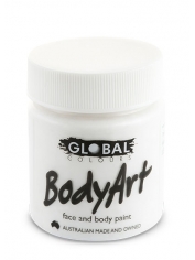White Face Paint 45ml - Global Face Paint Body Pant   