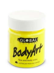 Neon Yellow Face Paint 45ml - Global Face Paint Body Pant   