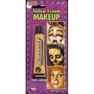 Yellow Face Pain - Makeup Face Paint Body Pant