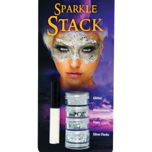 Sparkle Stack Silver Glitter - Halloween Makeup