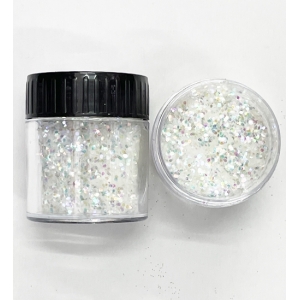 Opal Glitter Loose White Glitter Medium - Face Paint and Body Glitter	