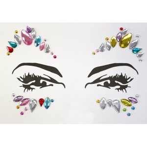 Stick on Rhinestones 5 - Makeup Face Jewels Face Gems
