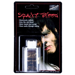 Squirt Blood Dark Venous Carded 14ml Effects Makeup - Halloween Makeup