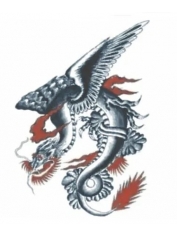 Dragon Temporary Tattoo - Temporary Tattoos