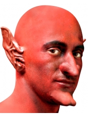 Red Bald Cap Latex Appliance Special Effects Makeup - Halloween Makeup 