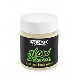 Glow in the Dark Face Paint 45ml - Global Glitter Paint Body Paint