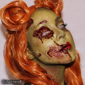 Coagulated Blood Gel Special Effects Makeup - Halloween Makeup 