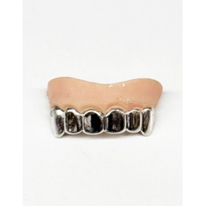 Silver Look Teeth Grills