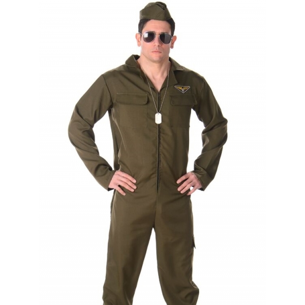 Aviator Jumpsuit - Mens Costumes