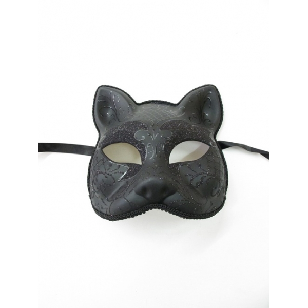 Cat Mask with Glitter Masquerade Masks