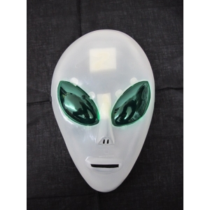 Plastic Alien Mask - Halloween Masks